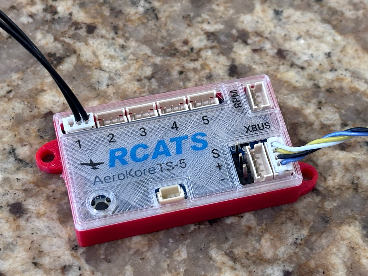 AeroKore temperature telemetry module for FrSky systems
